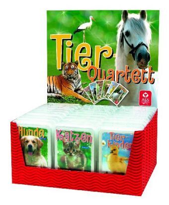 Cover: 4042677720900 | Display Tier-Quartette, 6-fach sortiert | 6fach sortiert im Display