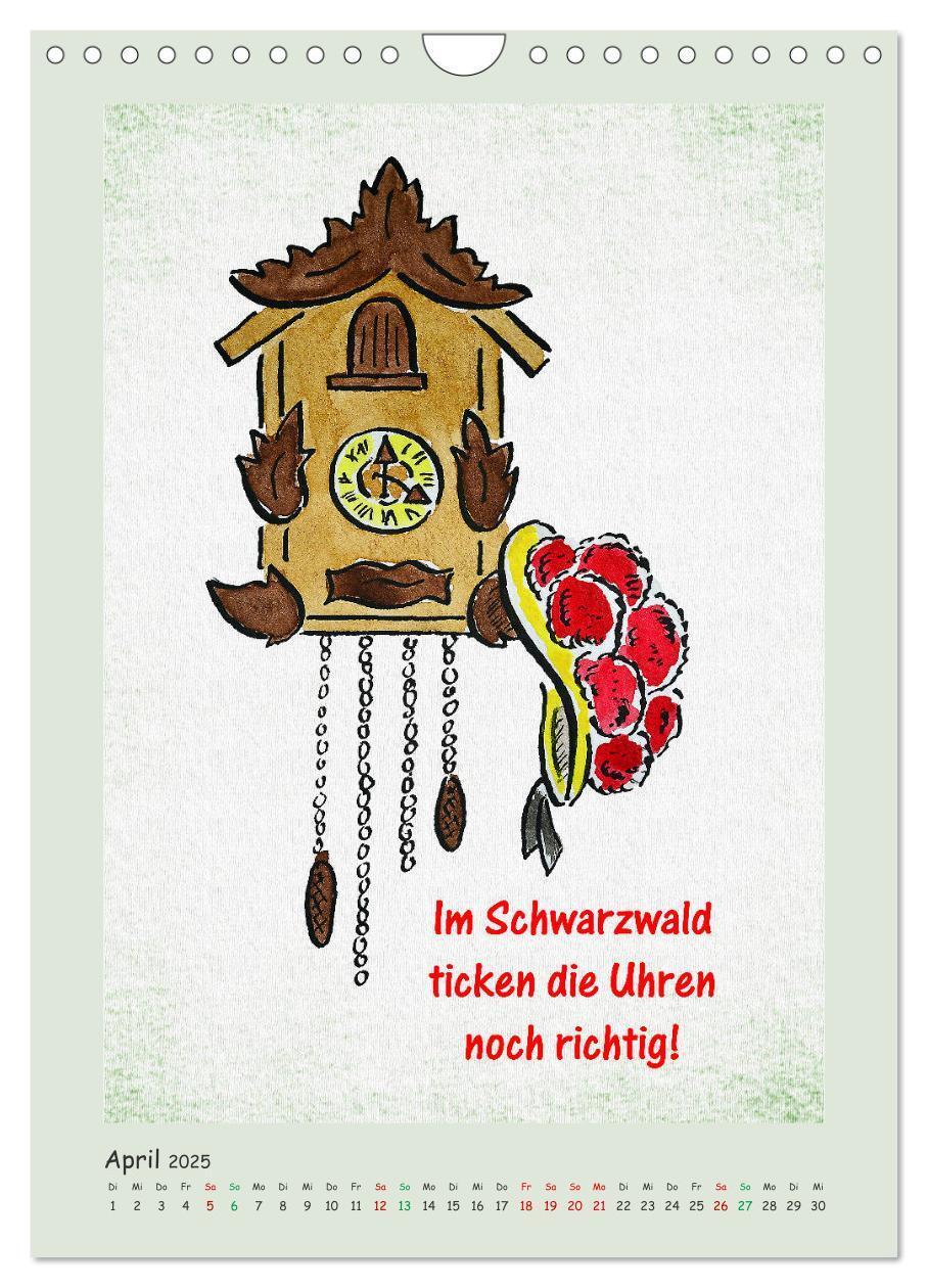 Bild: 9783435932337 | Bollenhut Cartoons (Wandkalender 2025 DIN A4 hoch), CALVENDO...