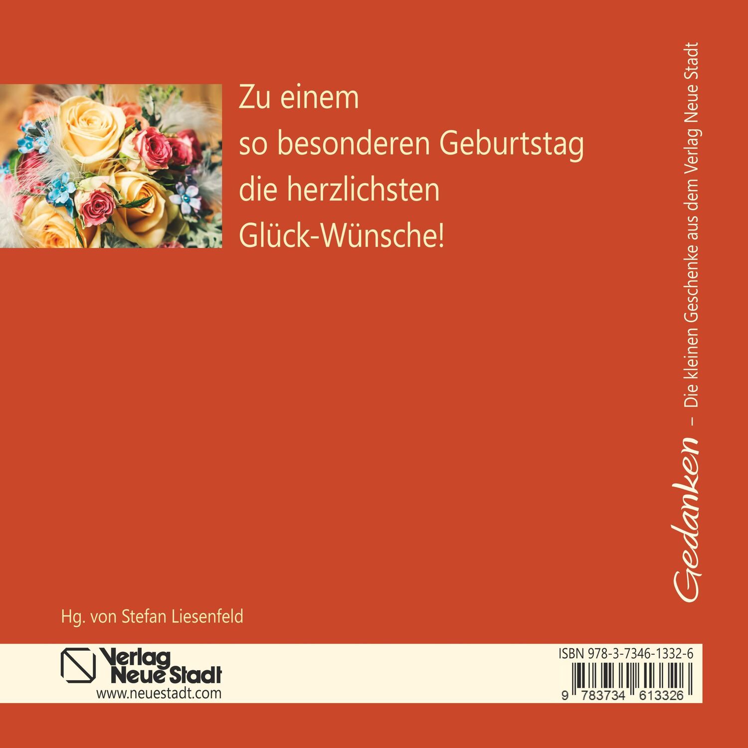 Rückseite: 9783734613326 | Glück-Wunsch zum 90. | Gedanken | Gabriele Hartl | Broschüre | 24 S.