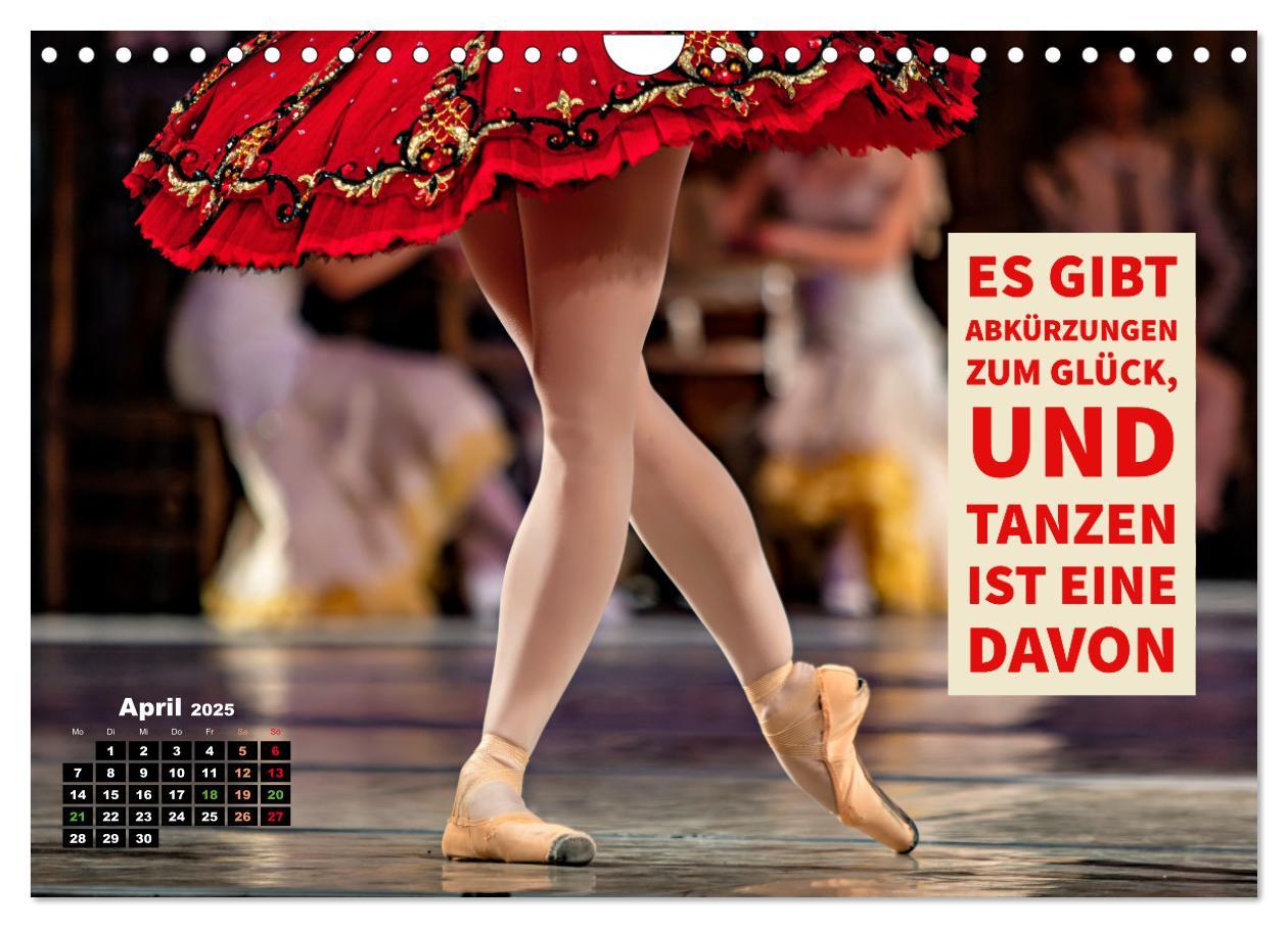 Bild: 9783383857775 | Ballett mit einem Hauch Poesie (Wandkalender 2025 DIN A4 quer),...