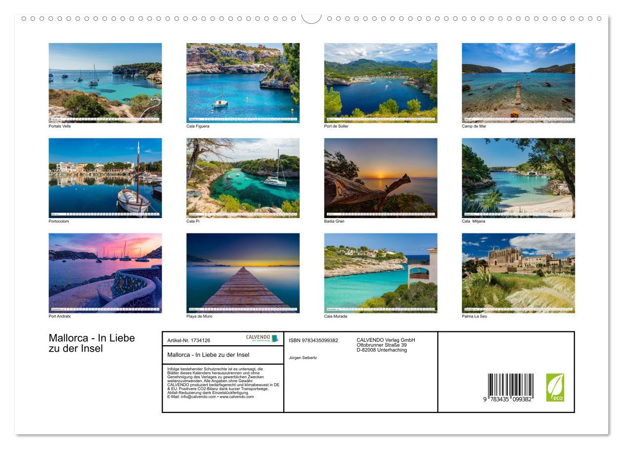 Bild: 9783435099382 | Mallorca - In Liebe zu der Insel (Wandkalender 2025 DIN A2 quer),...