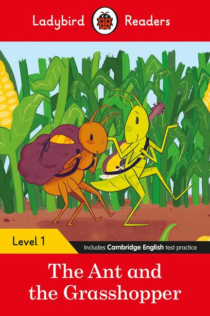 Cover: 9780241475584 | Ladybird Readers Level 1 - The Ant and the Grasshopper (ELT Graded...