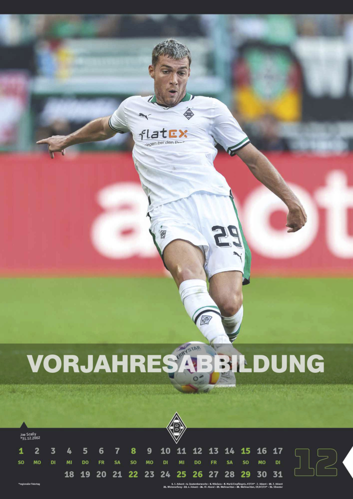 Bild: 4002725994394 | N NEUMANNVERLAGE - Borussia Mönchengladbach 2025 Wandkalender,...