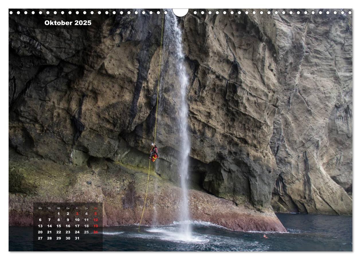 Bild: 9783435630059 | Abenteuer Canyoning (Wandkalender 2025 DIN A3 quer), CALVENDO...