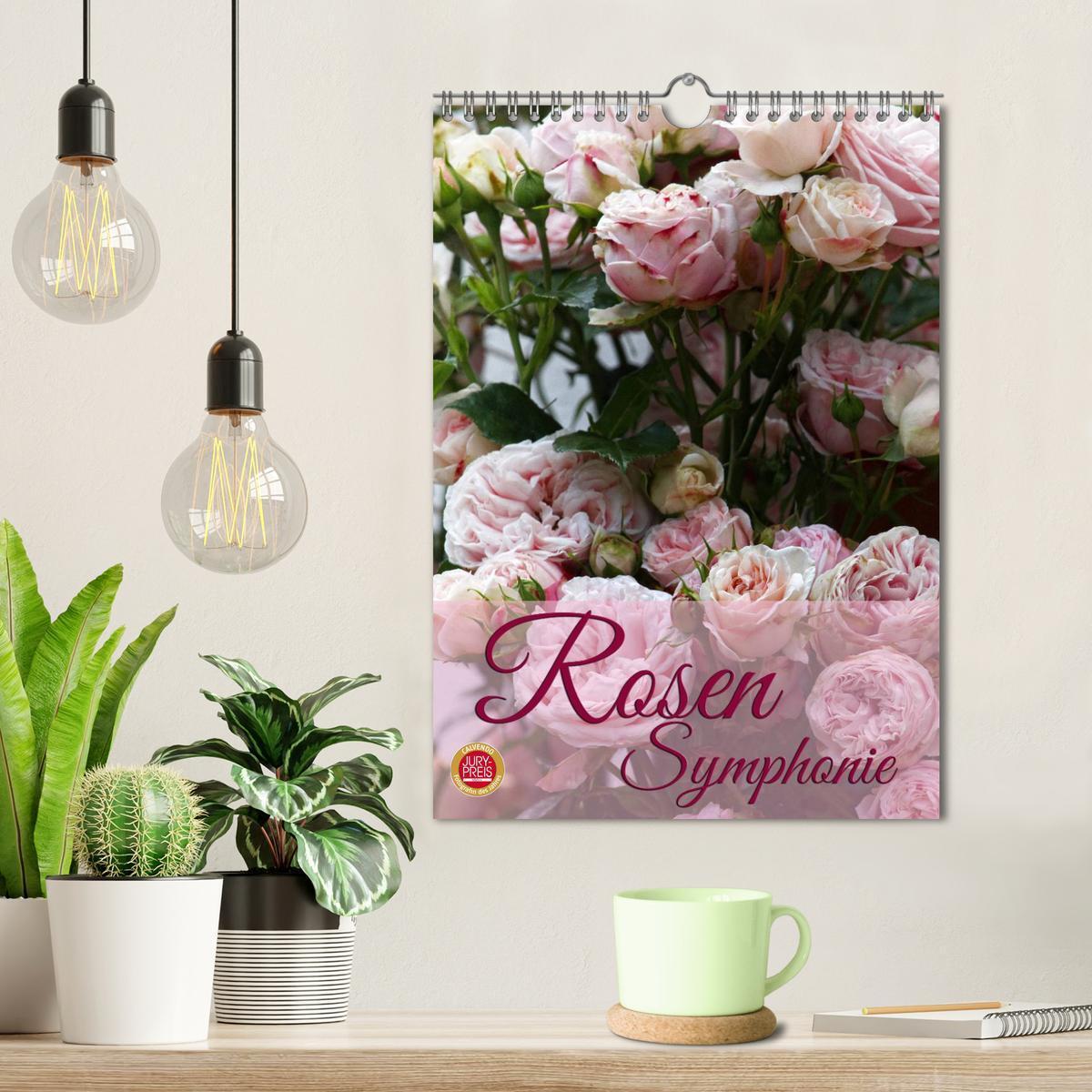 Bild: 9783457049228 | Rosen Symphonie (Wandkalender 2025 DIN A4 hoch), CALVENDO...