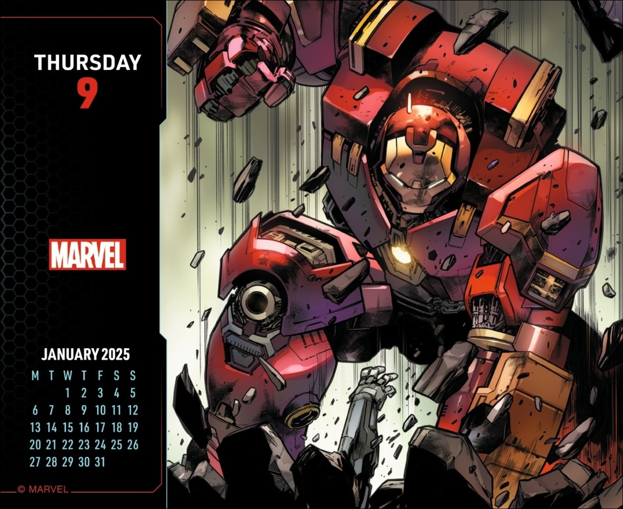 Bild: 9783840196775 | Marvel Comics Tagesabreißkalender 2025 | Kalender | Geblockt | 320 S.