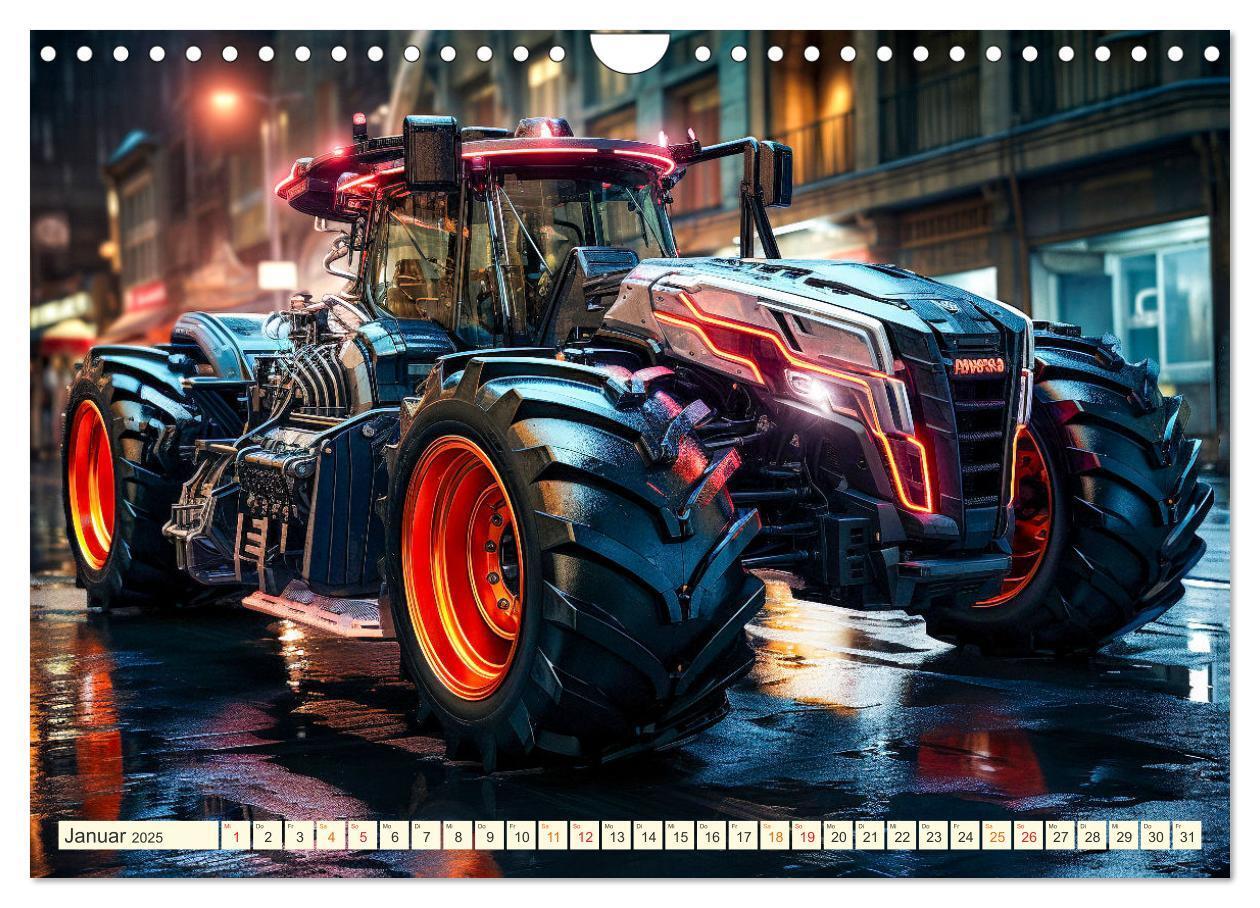 Bild: 9783383856358 | Traktor Fantasien (Wandkalender 2025 DIN A4 quer), CALVENDO...