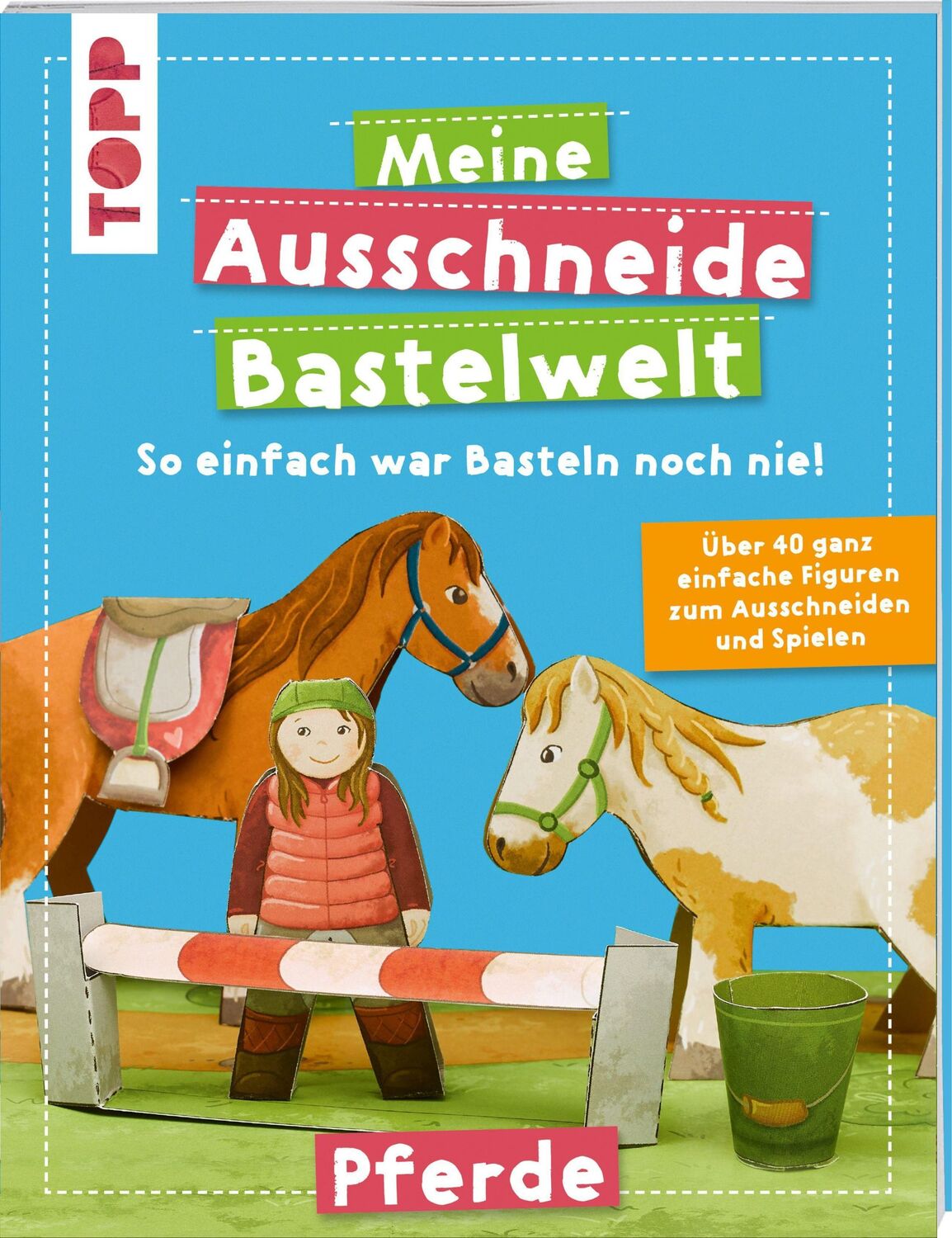 Cover: 9783772478338 | Meine Ausschneide-Bastelwelt Pferde | Susanne Koch | Taschenbuch