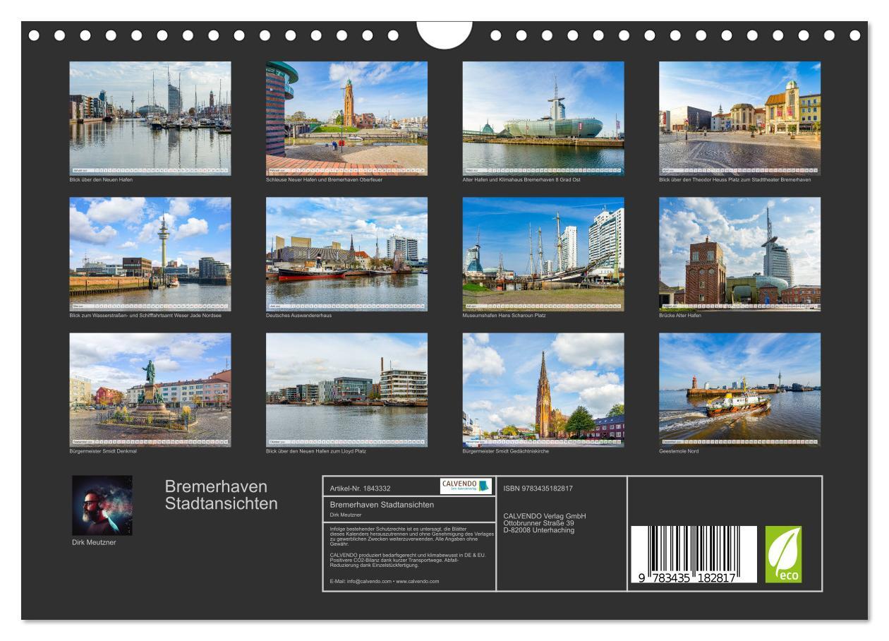 Bild: 9783435182817 | Bremerhaven Stadtansichten (Wandkalender 2025 DIN A4 quer),...