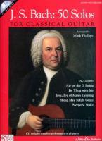 Cover: 9781575608853 | J.S. Bach - 50 Solos for Classical Guitar (Bk/Online Audio) | Bach