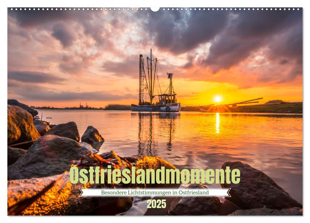 Cover: 9783435018833 | Ostfrieslandmomente 2025 (Wandkalender 2025 DIN A2 quer), CALVENDO...