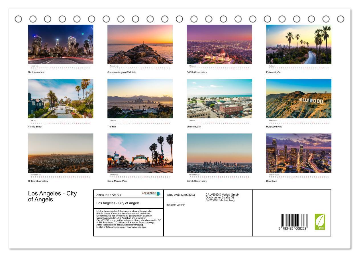 Bild: 9783435008223 | Los Angeles - City of Angels (Tischkalender 2025 DIN A5 quer),...