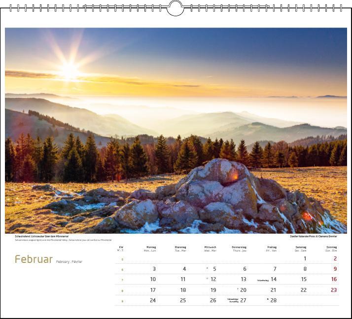 Bild: 9783861924159 | Schwarzwald 2025 | Clemens Emmler | Kalender | Spiralbindung | XIII