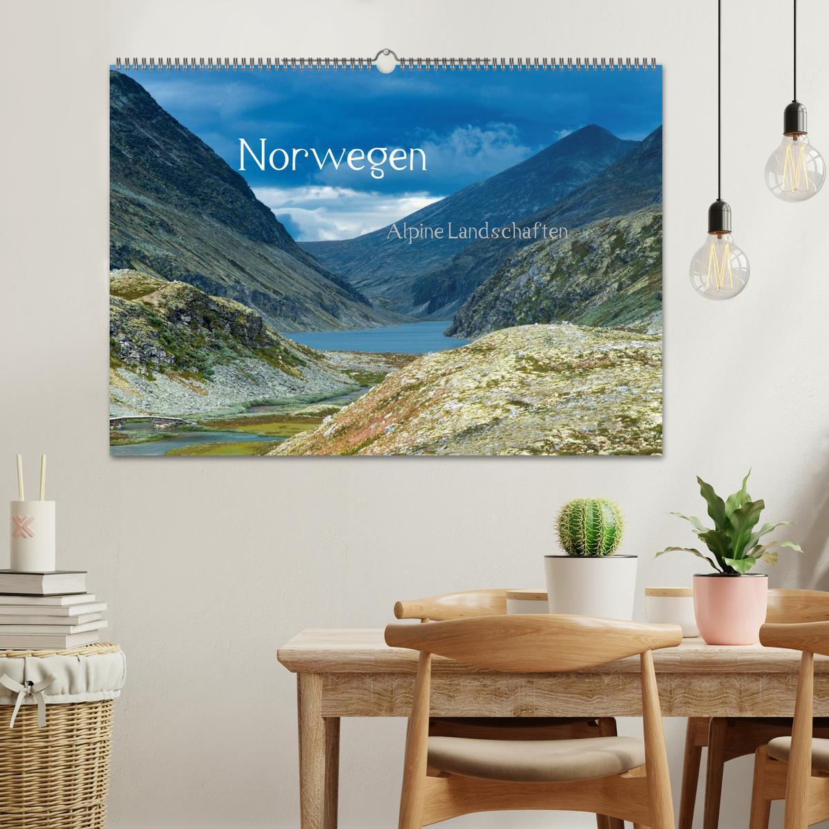 Bild: 9783435785810 | Norwegen - Alpine Landschaften (Wandkalender 2025 DIN A2 quer),...