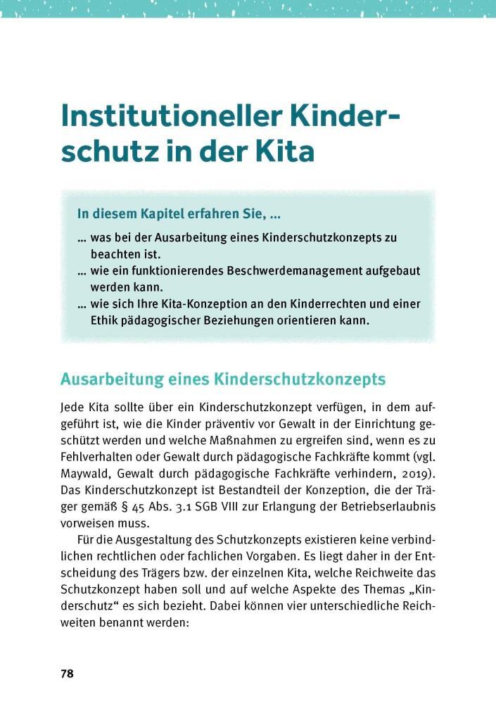 Bild: 9783769825084 | Kinderschutz: Gewaltfreie Pädagogik in der Kita | Ballmann (u. a.)