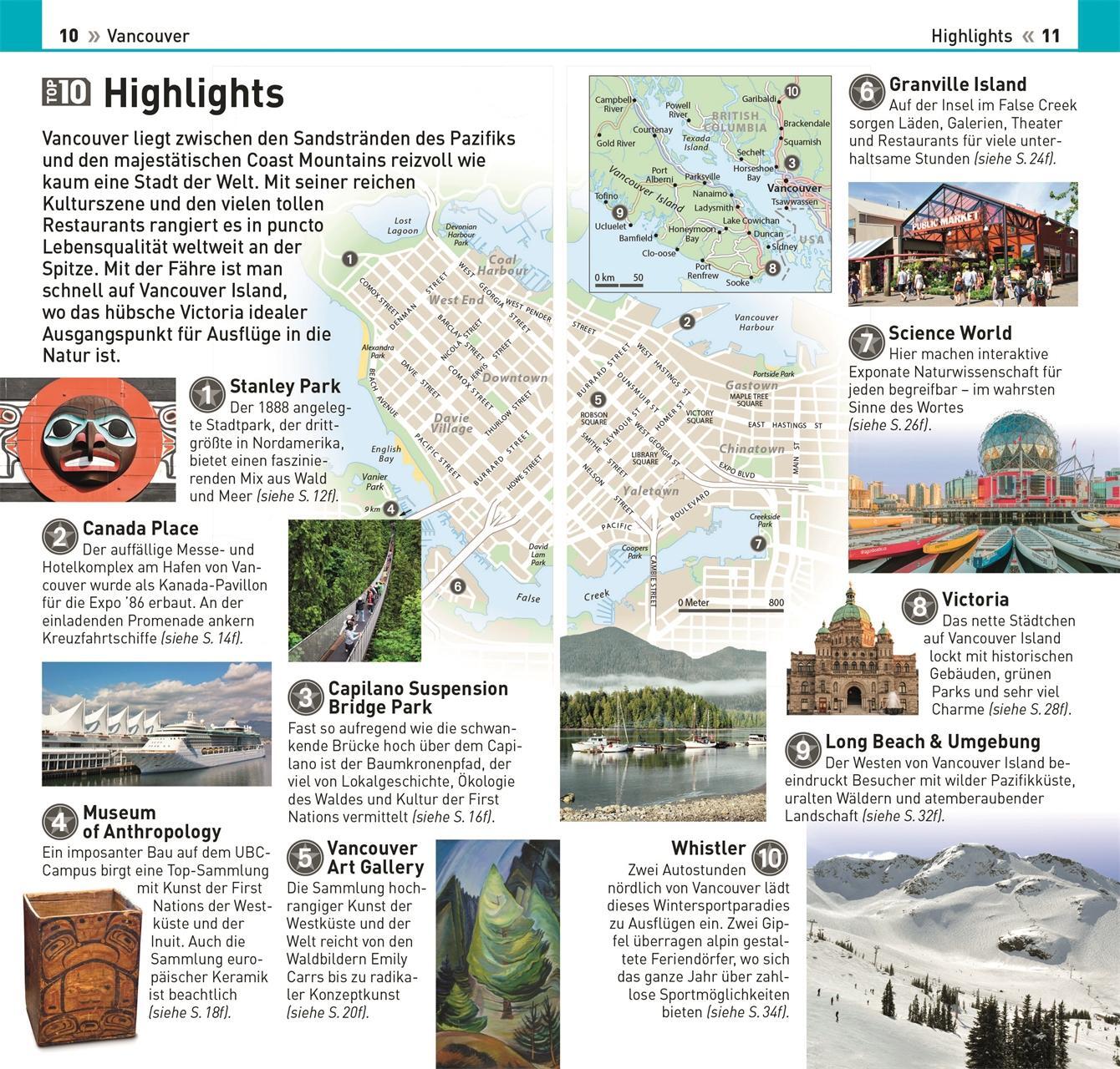 Bild: 9783734206764 | Top 10 Reiseführer Vancouver | Taschenbuch | Top 10-Reiseführer | 2022