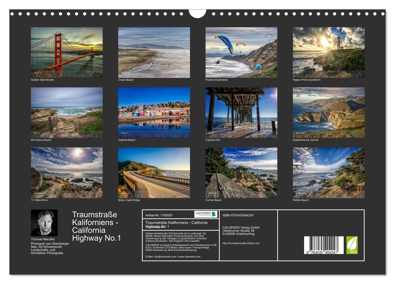 Bild: 9783435404247 | Traumstraße Kaliforniens - California Highway No.1 (Wandkalender...