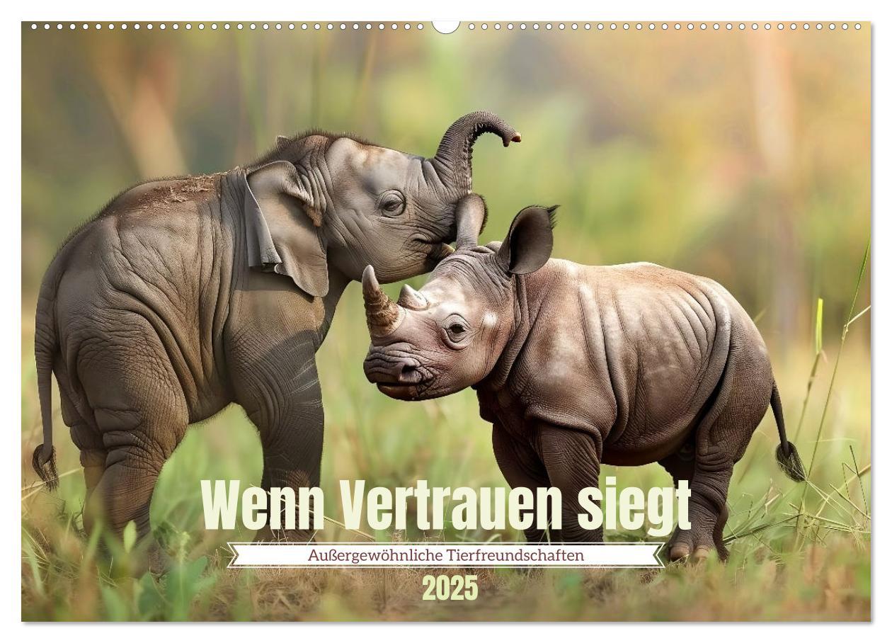 Cover: 9783383801051 | Wenn Vertrauen siegt (Wandkalender 2025 DIN A2 quer), CALVENDO...