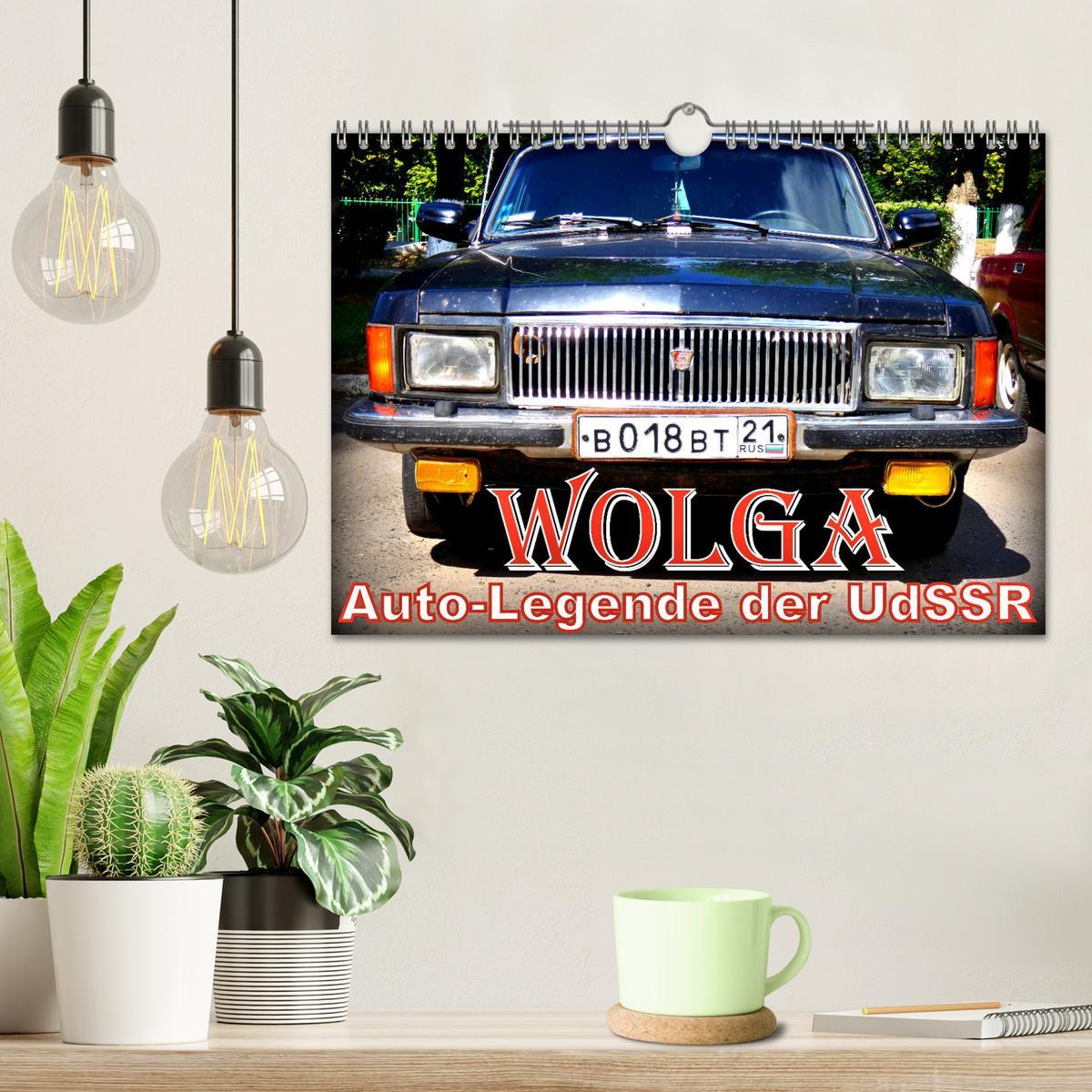 Bild: 9783457180136 | WOLGA - Auto-Legende der UdSSR (Wandkalender 2025 DIN A4 quer),...