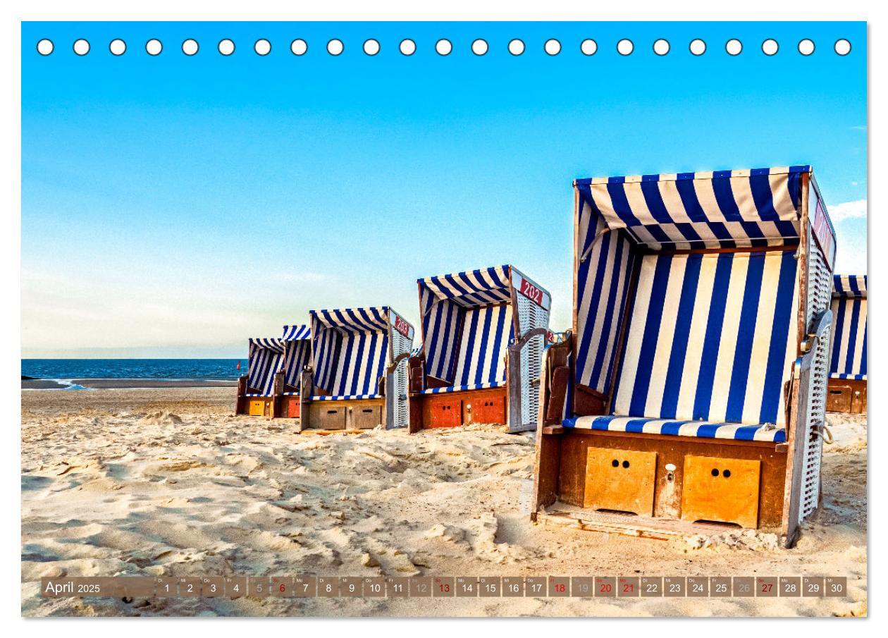 Bild: 9783435073955 | INSELLIEBE NORDERNEY (Tischkalender 2025 DIN A5 quer), CALVENDO...