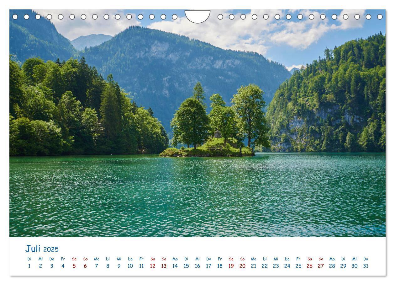 Bild: 9783435185429 | Der Königssee Perle unter dem Watzmann (Wandkalender 2025 DIN A4...