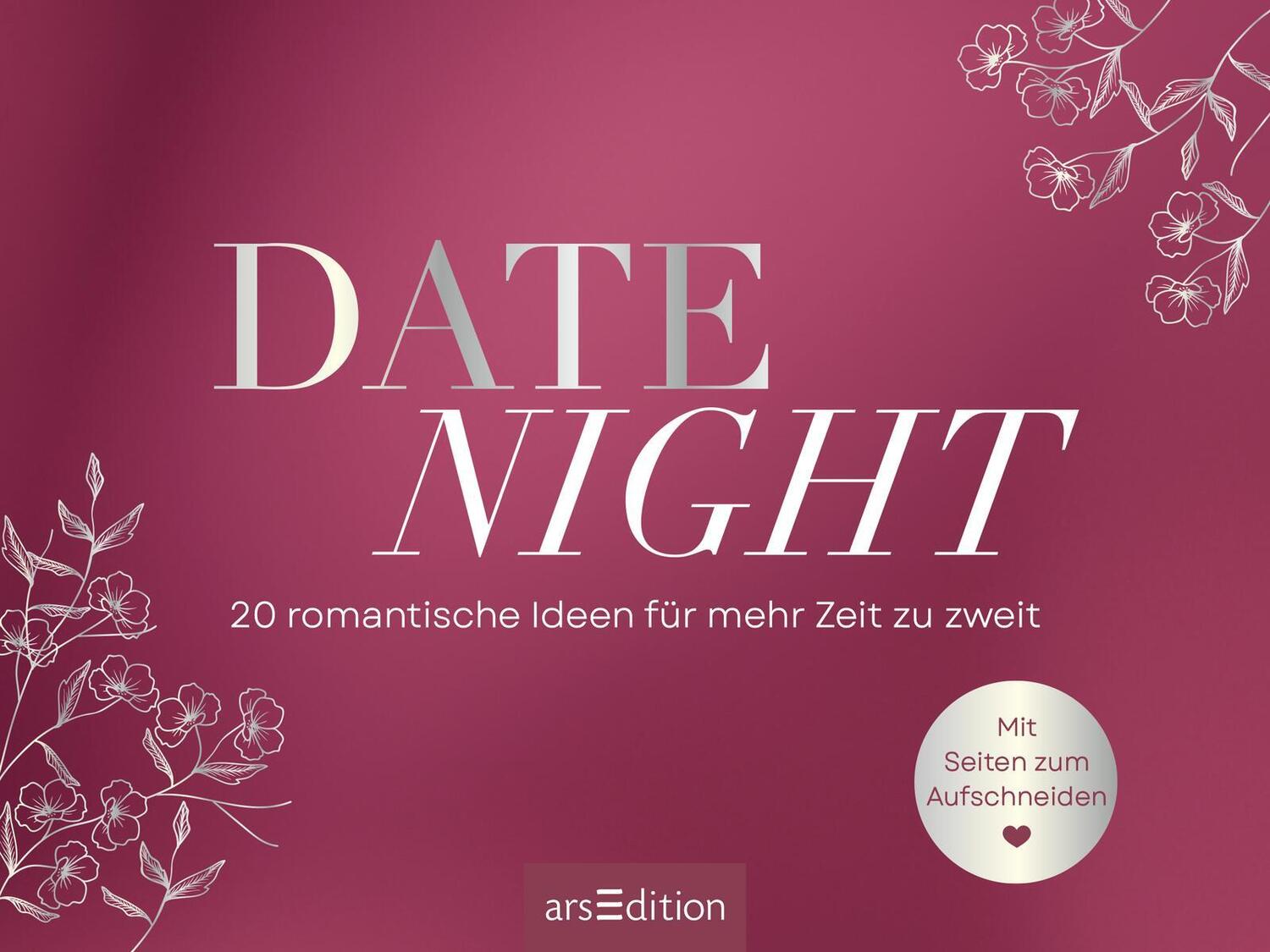 Bild: 9783845853161 | Date Night. 20 romantische Ideen für mehr Zeit zu zweit | Buch | 88 S.