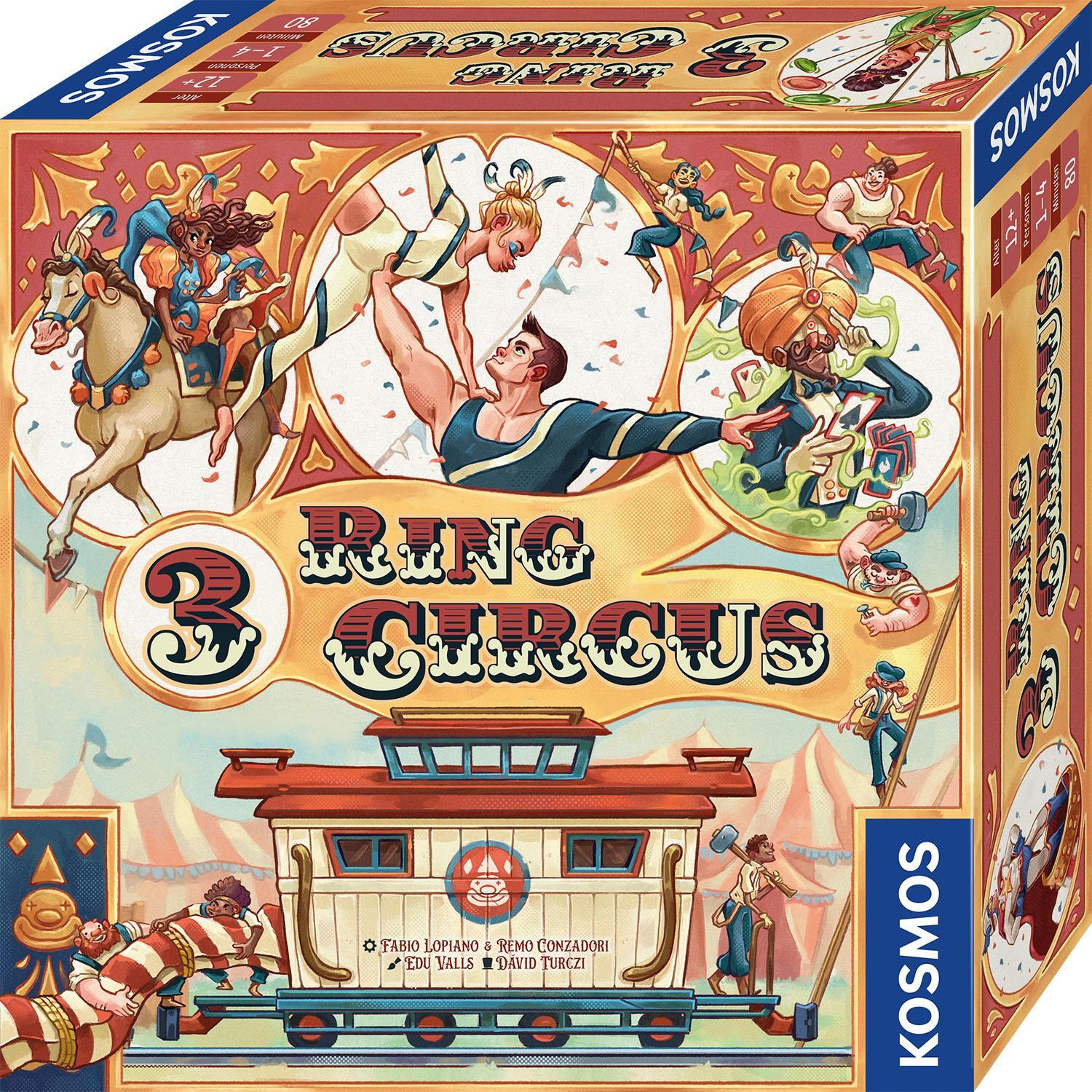 Cover: 4002051684648 | 3 Ring Circus | Spiel | Fabio Lopiano (u. a.) | Spiel | Deutsch | 2024