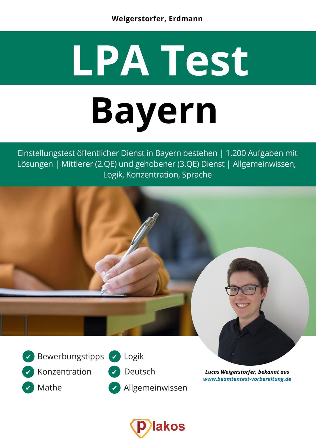 Cover: 9783948144470 | LPA Test Bayern | Lucas Weigerstorfer (u. a.) | Taschenbuch | 324 S.