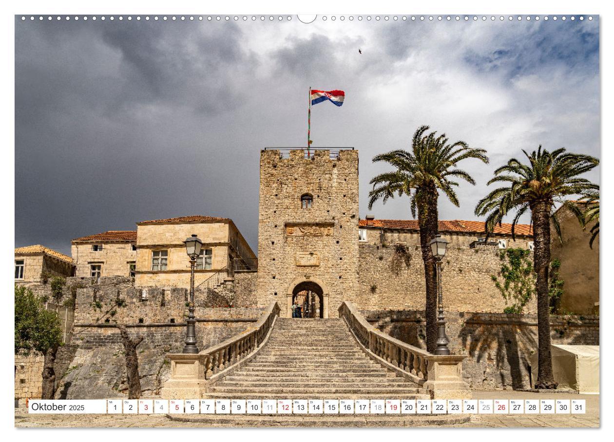 Bild: 9783457148808 | Kroatien - Korcula (Wandkalender 2025 DIN A2 quer), CALVENDO...