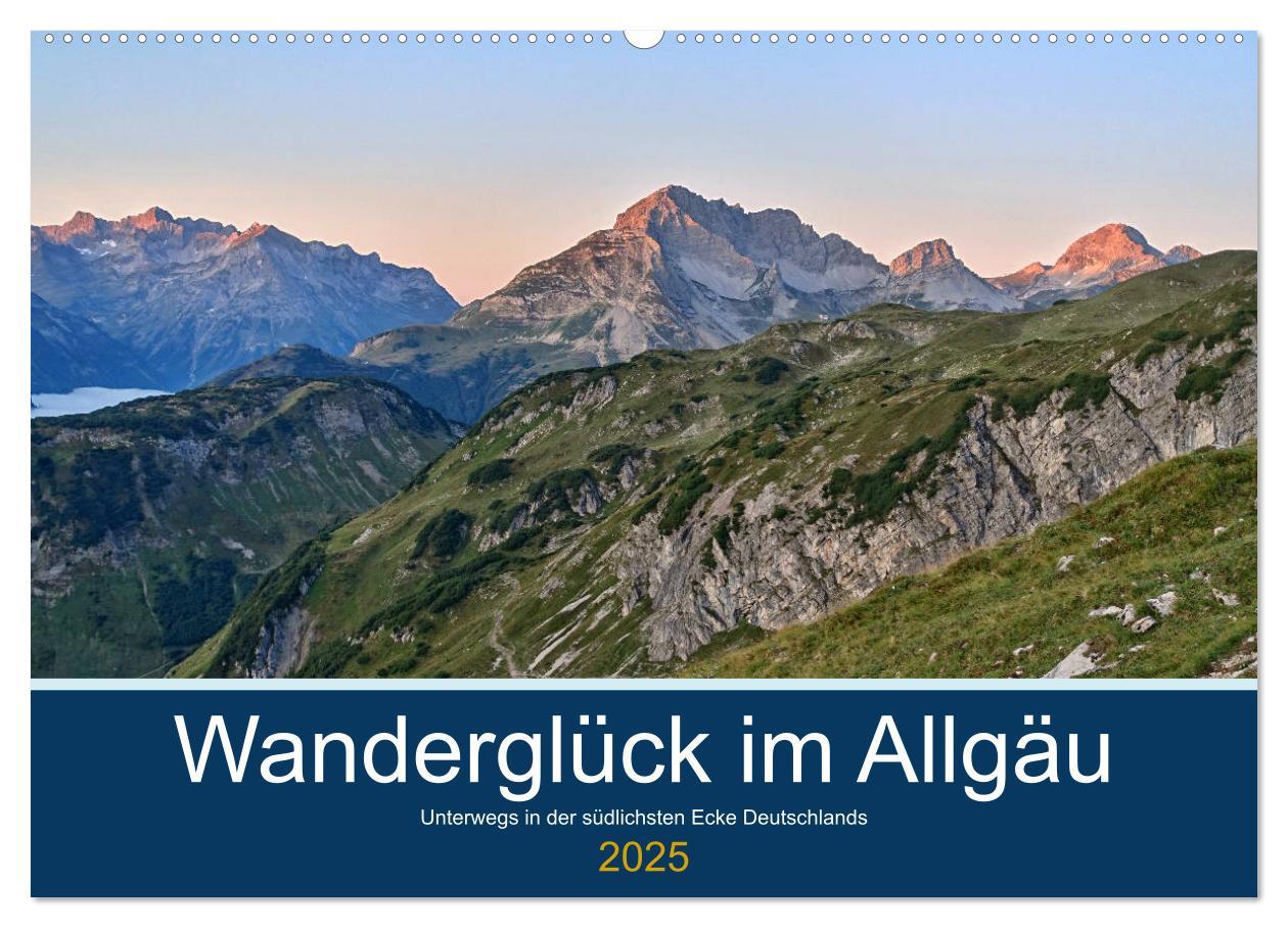 Cover: 9783435191611 | Wanderglück im Allgäu (Wandkalender 2025 DIN A2 quer), CALVENDO...