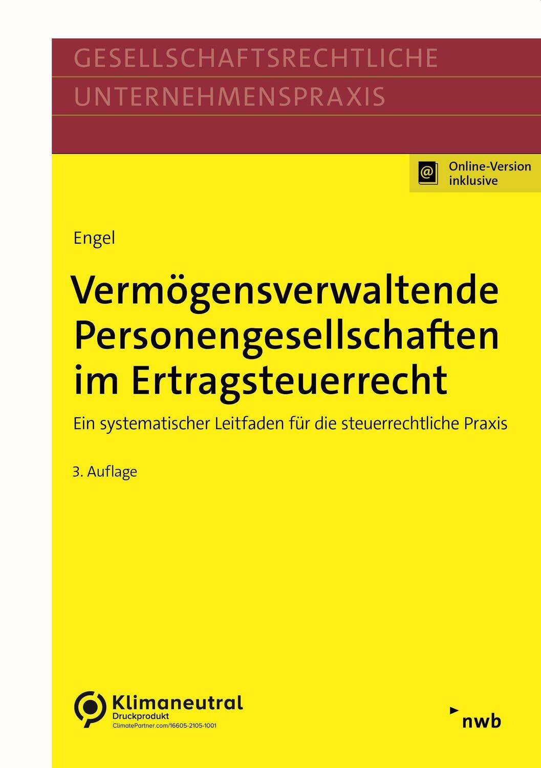 Cover: 9783482631832 | Vermögensverwaltende Personengesellschaften im Ertragsteuerrecht