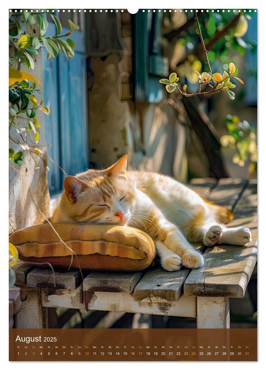 Bild: 9783383784392 | Kuschelkatzen - Fellnasen im Schlummerland (Wandkalender 2025 DIN...