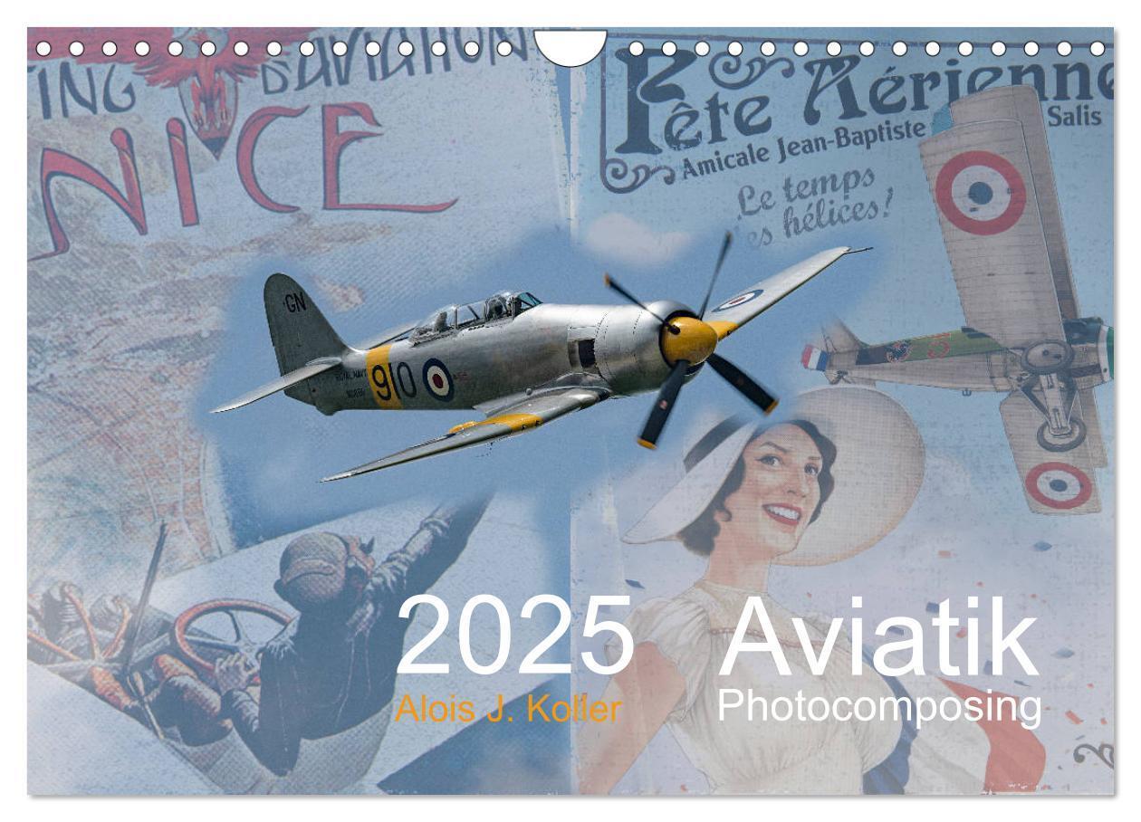 Cover: 9783435196890 | Aviatik Photocomposing 2025 (Wandkalender 2025 DIN A4 quer),...