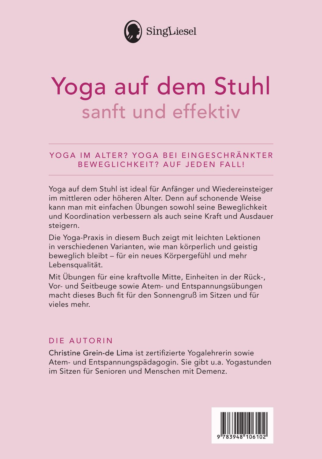 Bild: 9783948106102 | Yoga auf dem Stuhl für Senioren | So macht Yoga auch im Alter Spaß