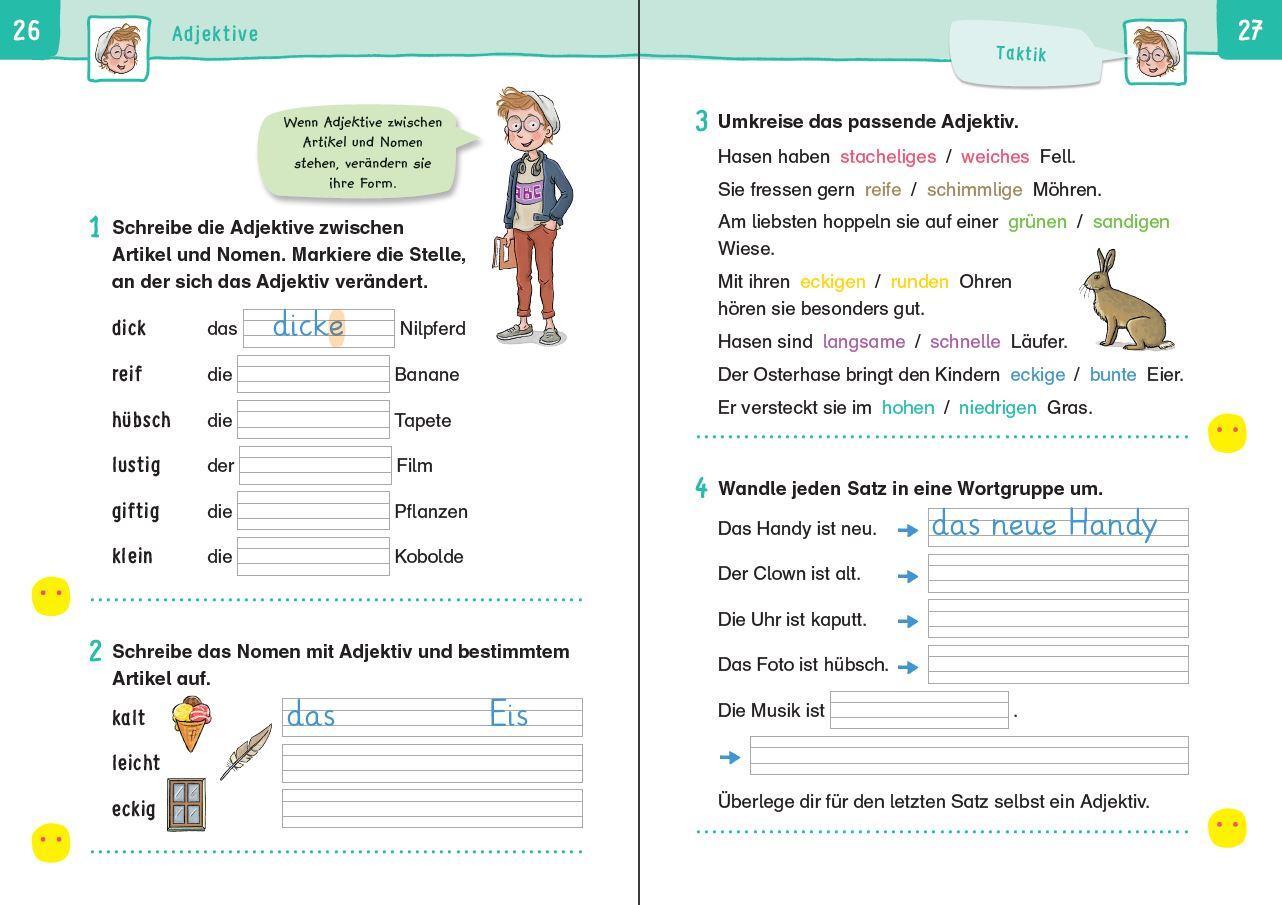 Bild: 9783411763016 | Übungsheft - Grammatik 2.Klasse | Mit Stickern und Lernerfolgskarten