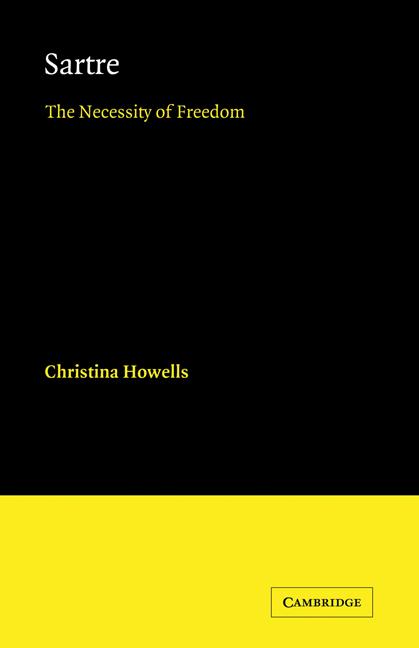 Cover: 9780521121576 | Sartre | The Necessity of Freedom | Christina Howells | Taschenbuch