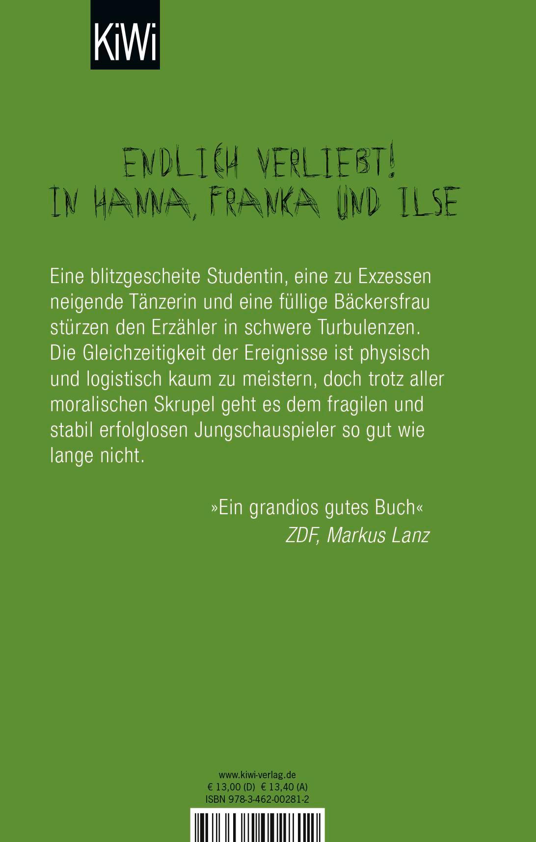 Rückseite: 9783462002812 | Die Zweisamkeit der Einzelgänger | Roman. Geschenkbuchausgabe. | Buch