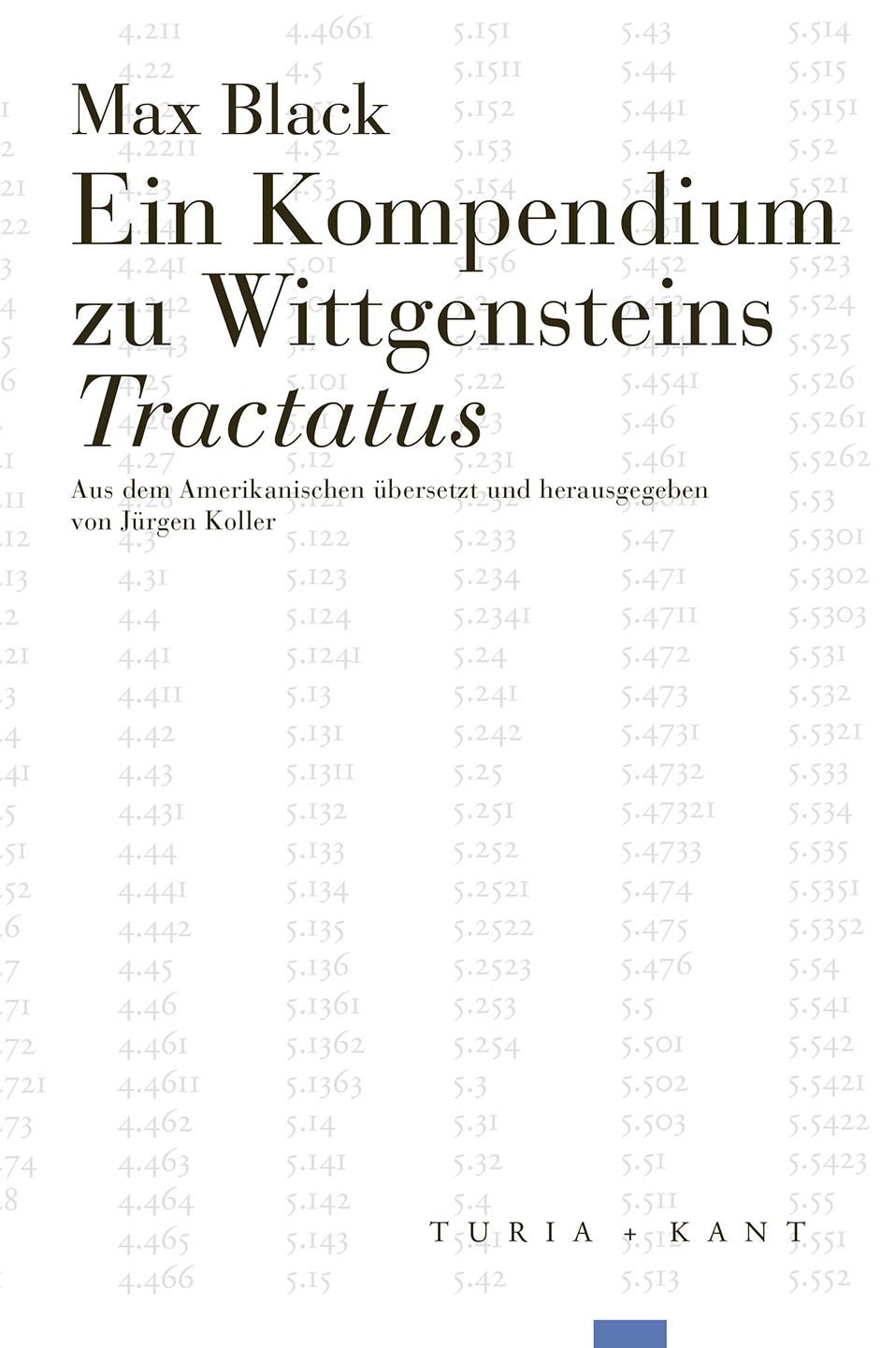 Cover: 9783851329551 | Ein Kompendium zu Wittgensteins Tractatus | Max Black | Taschenbuch