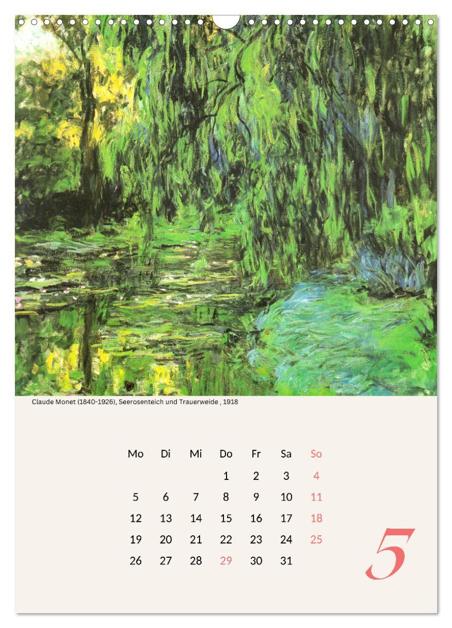 Bild: 9783457225295 | Claude Monet Impressionen (Wandkalender 2025 DIN A3 hoch), CALVENDO...