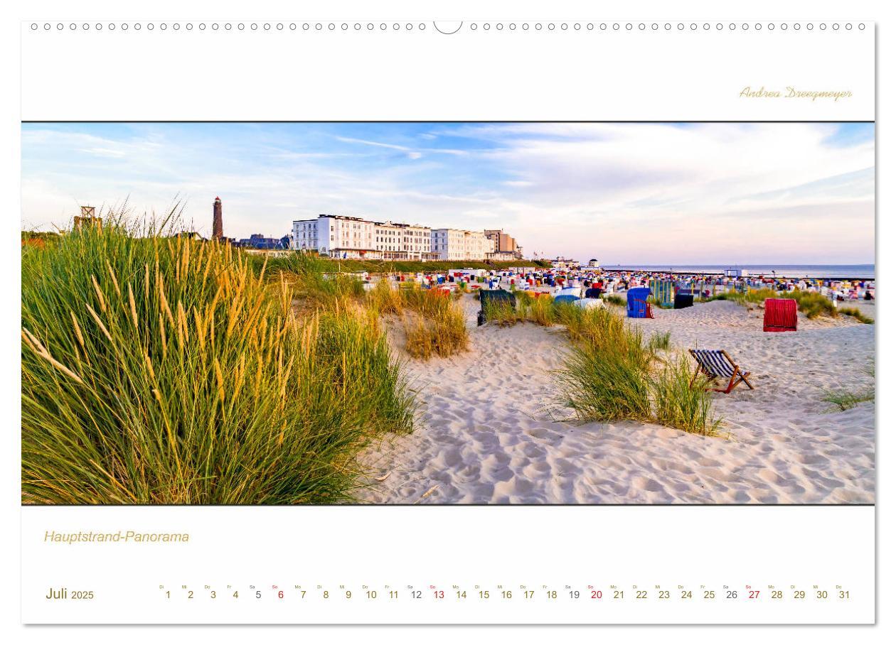 Bild: 9783435258536 | Borkum Inselpanorama (Wandkalender 2025 DIN A2 quer), CALVENDO...