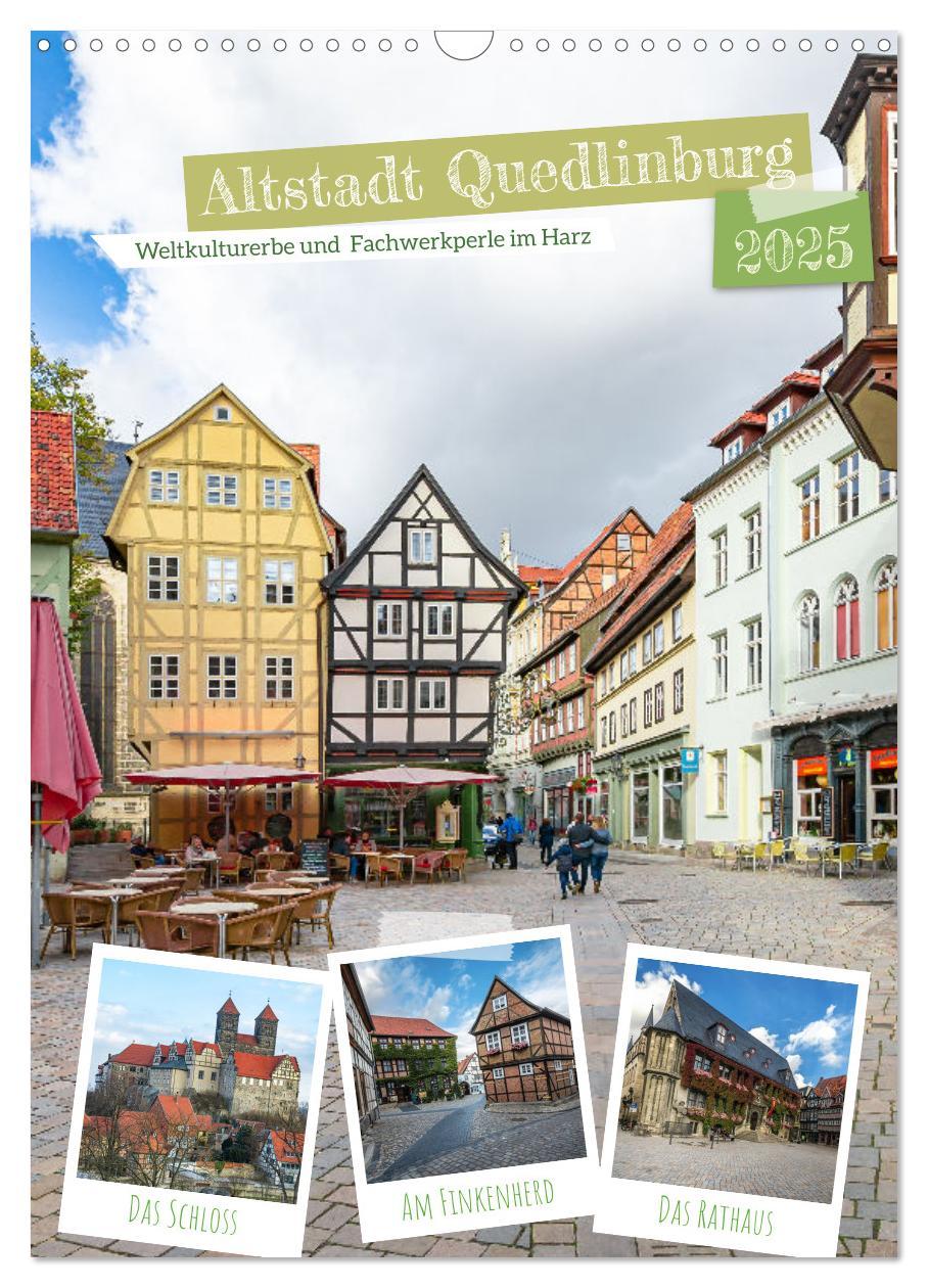 Cover: 9783435883806 | Altstadt Quedlinburg (Wandkalender 2025 DIN A3 hoch), CALVENDO...