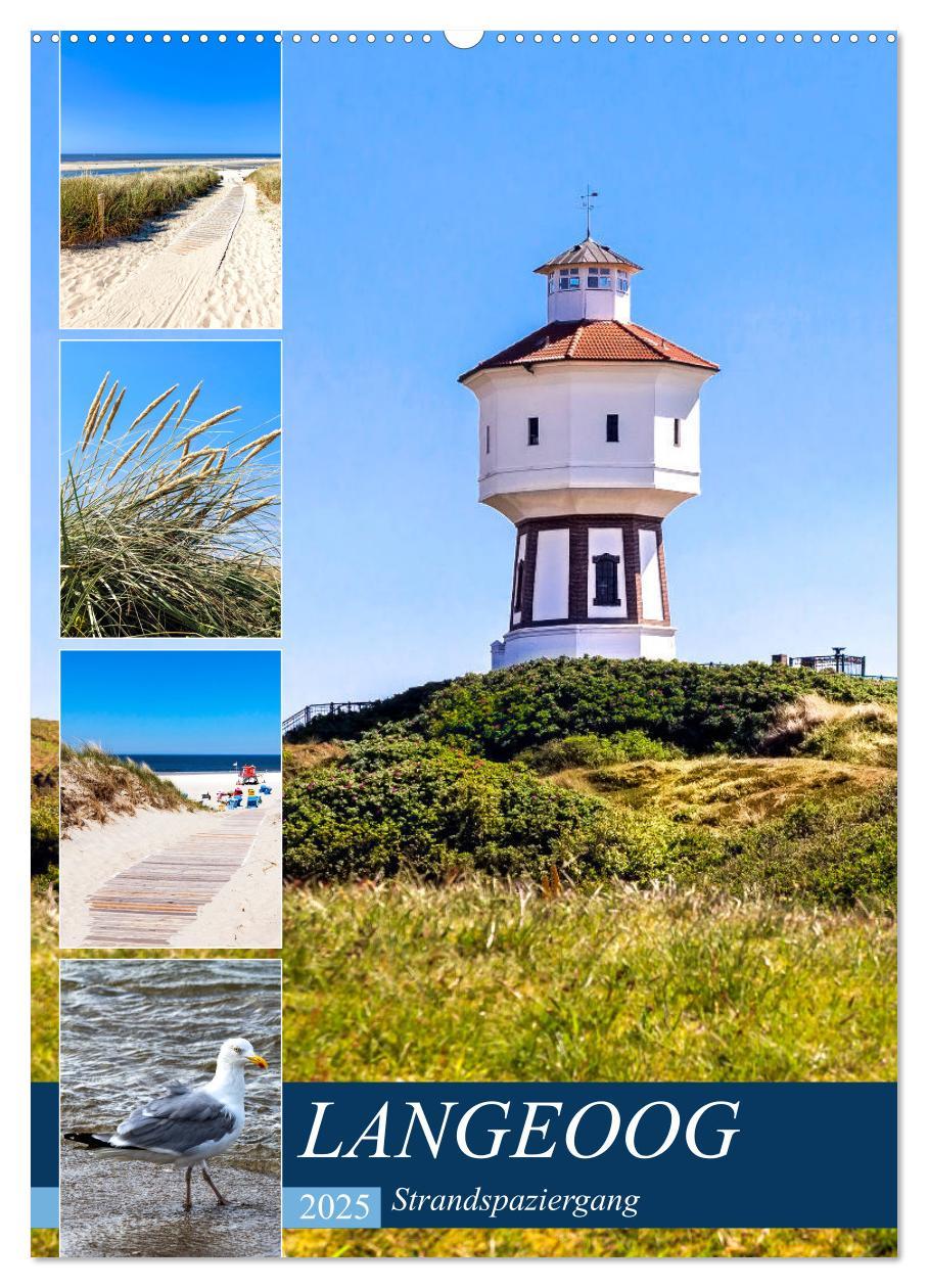 Cover: 9783435968992 | LANGEOOG Strandspaziergang (Wandkalender 2025 DIN A2 hoch),...