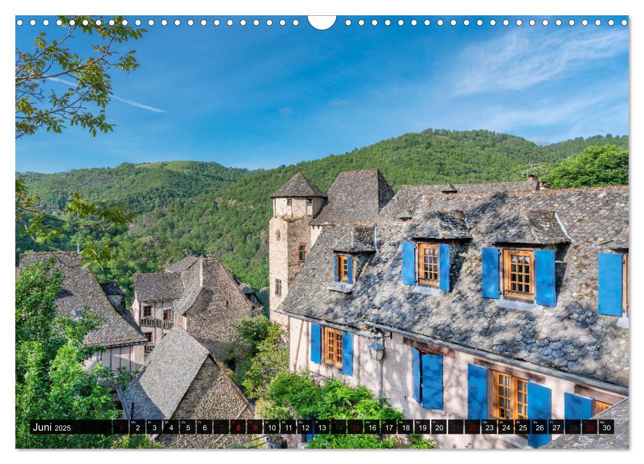 Bild: 9783383851810 | Conques ist eine wichtige Station am französischen Jakobsweg...