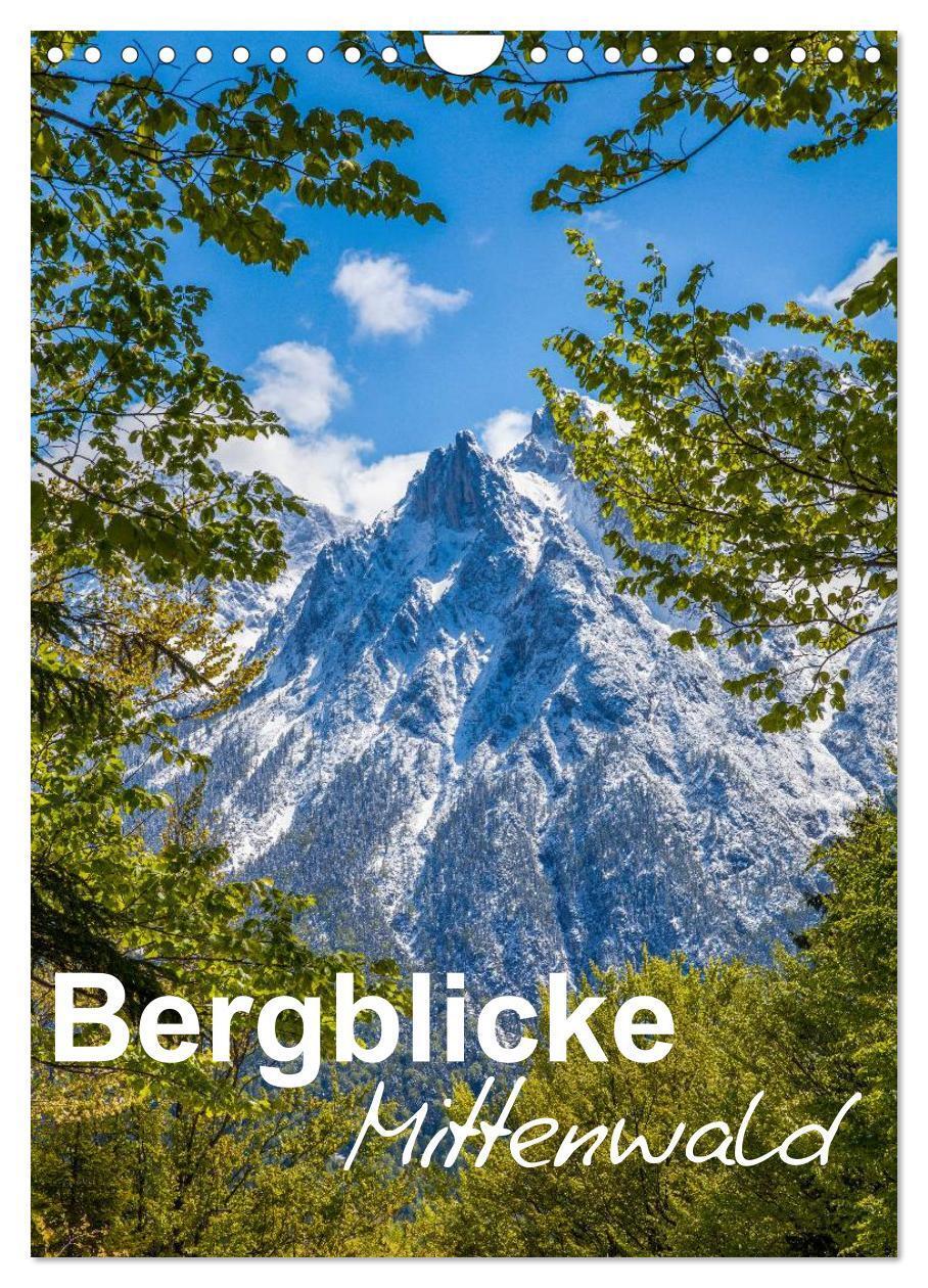 Cover: 9783457042168 | Bergblicke - Mittenwald (Wandkalender 2025 DIN A4 hoch), CALVENDO...