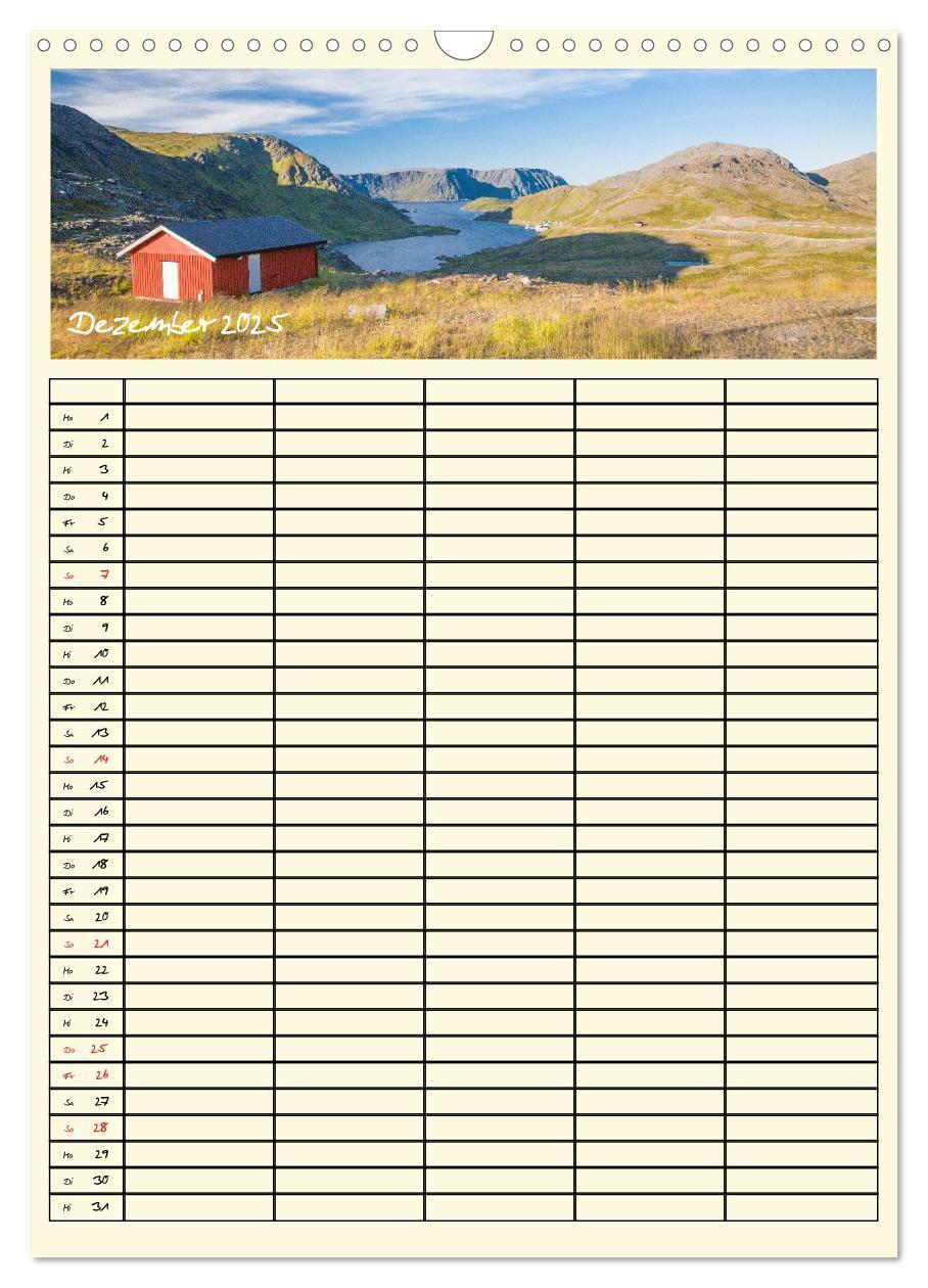 Bild: 9783457038826 | Urlaubsparadiese - Familienplaner (Wandkalender 2025 DIN A3 hoch),...