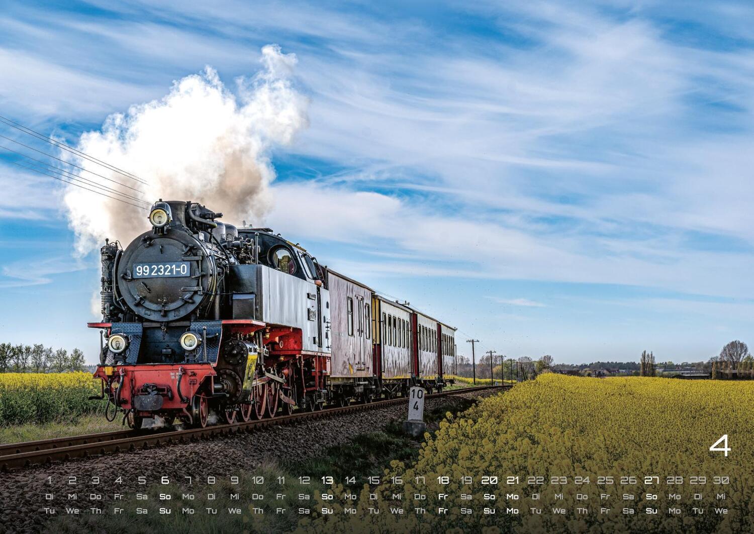 Bild: 9783986734497 | Eisenbahn - faszinierende Bahnwelt - 2025 - Kalender DIN A2 | de