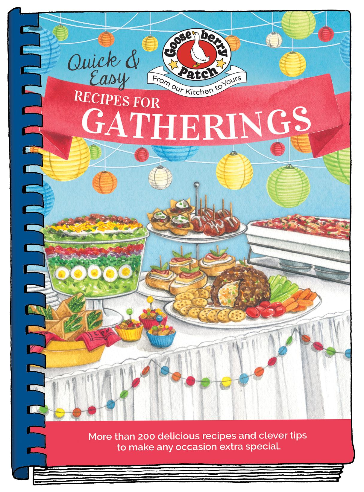 Cover: 9781620934081 | Quick &amp; Easy Recipes for Gatherings | Gooseberry Patch | Buch | 2021