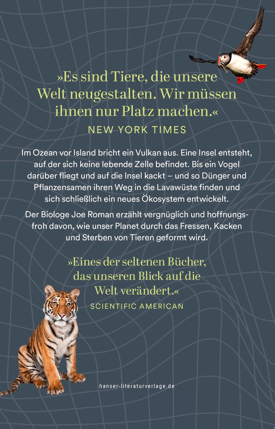 Bild: 9783446281394 | Eat, Poop, Die | Wie Tiere unsere Welt verändern | Joe Roman | Buch