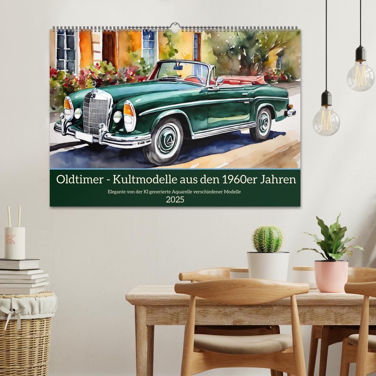 Bild: 9783383812958 | Oldtimer - Kultmodelle aus den 1960er Jahren (Wandkalender 2025 DIN...