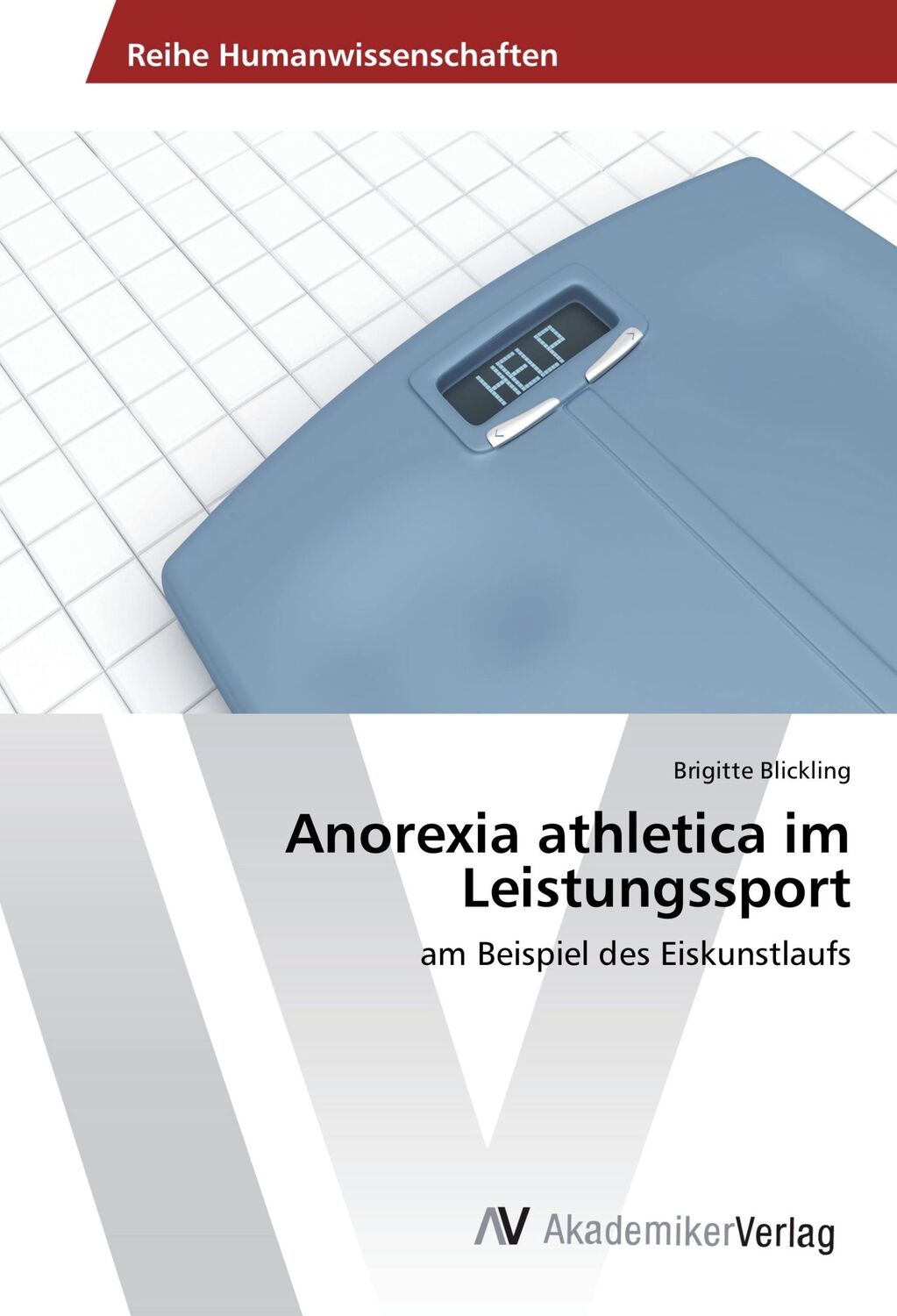 Cover: 9783639873917 | Anorexia athletica im Leistungssport | am Beispiel des Eiskunstlaufs